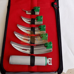 Kit Completo de Laringoscopio, Instrumento Quirúrgico Profesional de Acero Inoxidable para Clínicas, Juego de Laringoscopio de Alta Precisión - Product Image 5