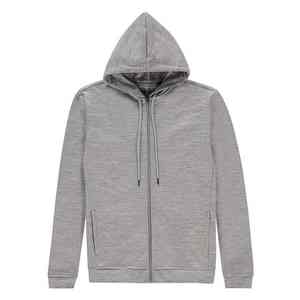 Custom Cotton Cashmere Blend <b>Navy</b> Blue <b>Hoodie</b> <b>Men</b> Casual Streetwear Pullover <b>hoodie</b> - Product Image 2