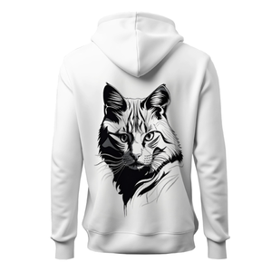 Sudadera con capucha de lana de algodón 100% Premium Unisex, estilo jersey, diseño bordado, patrón sólido, hombro caído, sudadera gráfica personalizada - Product Image 1