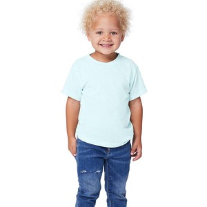 เสื้อยืดผ้าแคนวาสเนื้อเบาสำหรับเด็กวัยหัดเดินสีน้ำเงิน - Product Image 5