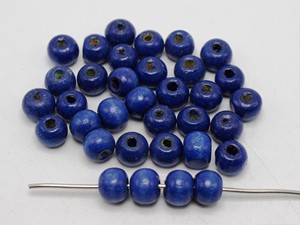 Cuentas de madera redondas de forma personalizada y cuentas de madera de colores en forma y tamaño producto indio hecho a mano - Product Image 4