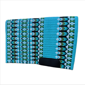 Tapis de selle de cheval de spectacle occidental de conception traditionnelle tissée à la main de Nouvelle-Zélande exquise - Product Image 1