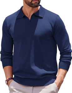 Camisa de Manga Larga para Hombre 100% Algodón al por Mayor, Cuello Camisero, Estilo Casual de Negocios, Secado Rápido, Anti-Pilling - Product Image 1