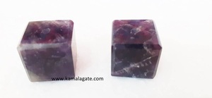 Soporte de incienso Reiki de cubo pequeño hecho a mano, bloque de piedras preciosas pulidas de ágata de jaspe rojo Natural para encender incienso semiprecioso - Product Image 4
