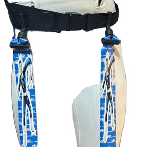 Flag football Belts Adjustable Hook and Loop Flag Football Belts Set With 2 Flags Per Belt for Safe Non-contact Gameplays - Product Image 1