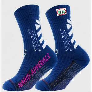 Wholesale OEM Designer Jacquard Knitted Letter Cotton Luxury Crew Fleece Athletic Striped Unisex Custom Logo Sports <b>Men</b> <b>Socks</b> - Product Image 5