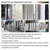 Porte-vêtements mural en métal industriel pour magasins de détail, personnalisable, revêtement poudré multicolore, Swift Courser