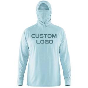 Men's <b>Long</b> <b>Sleeve</b> Fishing Apparel Custom Logo New Style Fashionable Pullover <b>Hoodie</b> <b>with</b> Quick Dry Sun <b>Shirts</b> Breathable - Product Image 4