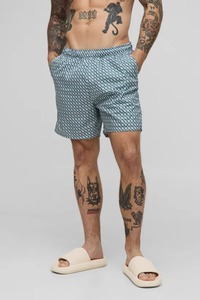 Board Shorts Short de bain à séchage rapide Maillots de bain pour hommes Maillot de bain de plage avec doublure en maille - Product Image 4