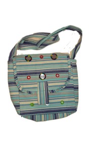 Bolsas de mano de mujer Bohmain étnicas de último estilo del proveedor al por mayor, bandolera con bordado indio hecho a mano y correa para la muñeca - Product Image 2