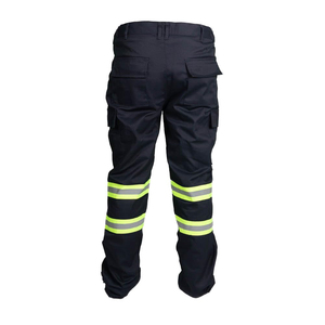 Pantalon de travail réfléchissant haute visibilité pour hommes Pantalon de sécurité fluorescent à poches multiples pour hommes - Product Image 4