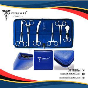 Nuevo Kit de tijeras de cordón umbilical veterinario de 7 piezas de calidad superior, reutilizable, de acero inoxidable de grado alemán esterilizable en autoclave, duradero - Product Image 3