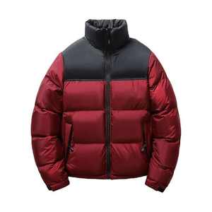 Chaqueta cortavientos con cremallera de alta calidad para hombre, chaqueta acolchada con cuello levantado, ropa de lona de invierno para exteriores, a prueba de viento con estilo callejero - Product Image 2
