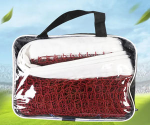 Portable Réglable Simple Assembler Tennis Stand Badminton Net Set Avec Support Et Poteaux - Product Image 1