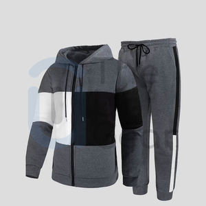 Conjunto de chándal transpirable ecológico con logotipo personalizado OEM, ropa deportiva de invierno para hombres y mujeres, venta al por mayor, Sudadera con capucha y joggers - Product Image 6