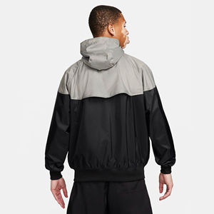 Vente en gros Veste coupe-vent légère d'extérieur à fermeture éclair imprimée personnalisée pour hommes Blouson imperméable de printemps Service mince OEM - Product Image 2