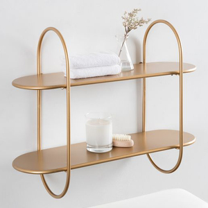 New Fabulous Wall Hanging <b>Shelf</b> <b>with</b> 2 Oval Plates Luxury Living Room for Farmhouse Wall Decoration Wall Organizer Handicrafts - Product Image 1