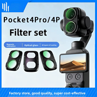Filtre de lentille UV magnétique pour DJI Osmo Pocket 4 Pro 4P, verre optique étanche anti-buée, accessoires de protection pour caméra d'action