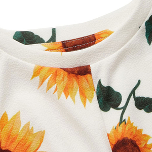 Camiseta corta de algodón con estampado personalizado para mujer, camiseta de manga corta con cuello redondo para verano - Product Image 5