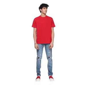 T-shirt surdimensionné à épaules tombantes pour hommes Impression personnalisée de haute qualité Poids lourd 100% coton Vêtements de rue vierges - Product Image 2