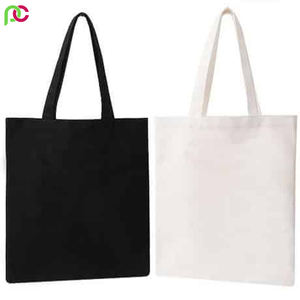 Venta caliente de moda bolsas de mano reutilizables personalizadas respetuosas con el medio ambiente bolsa de lona de gran capacidad bolsa de lona para mujer - Product Image 5