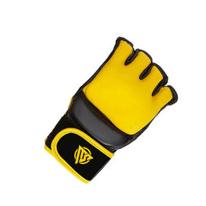 ถุงมือ MMA แบบพรีเมี่ยมสำหรับผู้ใหญ่อุปกรณ์ป้องกันมือทำจากหนังระบายอากาศได้ดีสำหรับกีฬาและชุดลำลองกลางแจ้ง - Product Image 5