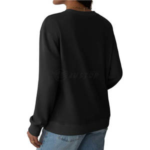 Nueva Sudadera negra Llegada Venta directa de fábrica Mujeres Sudaderas Diseño personalizado Venta en línea - Product Image 6