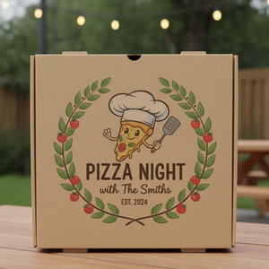 กล่องพิซซ่ากระดาษคราฟท์แบบย่อยสลายได้ทางชีวภาพไมโครเวฟกล่องพิซซ่าเป็นมิตรต่อสิ่งแวดล้อมออกแบบโลโก้ได้ตามต้องการ - Product Image 2