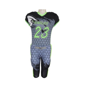 Camisetas de Fútbol Americano Sublimadas de Alta Calidad para Hombre y Mujer, Manga Corta, Anti-UV, Talla Personalizada, Servicio OEM, Material de Poliéster - Product Image 2