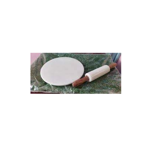 Customized White <b>Marble</b> <b>Rolling</b> <b>Pin</b> Board Cookie Baking <b>Marble</b> <b>Rolling</b> <b>Pin</b> With Wooden Handle and Base for Kitchen - Product Image 4