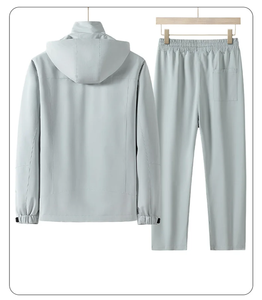 Vêtements de sport unisexes pour l'hiver, survêtements de jogging de haute qualité, nouveau design, ensemble de jogging avec logo, respirant et léger de taille XL pour hommes - Product Image 5