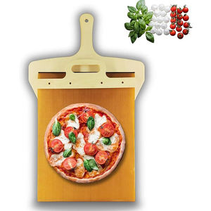 Offre Spéciale gros <span class=keywords><strong>manche</strong></span> en bois outil multifonctionnel gâteau <span class=keywords><strong>pelle</strong></span> coulissante Pizza Peel - Product Image 5