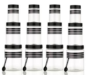 Trendy Airtight Storage Container Plastic Push Button Food Organizer Bulk Wholesale OEM Manufacturer Exporter - Product Image 1