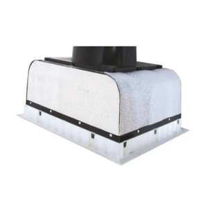 Rejilla de entrada de aire de plástico ABS blanca abrible Tecnosystemi con filtro extraíble y pleno integrado para techos falsos y rejillas de ventilación - Product Image 3