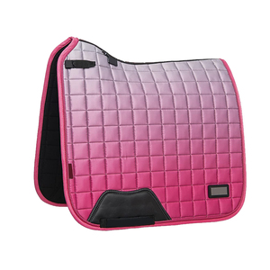 Gran oferta, almohadillas acolchadas cuadradas de satén para carreras de caballos, cómodas almohadillas antideslizantes para montar a caballo con logotipo personalizado - Product Image 1