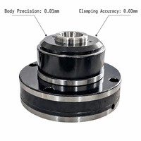 Jeu de pinces à ressort de haute précision, précision de serrage de 0,01 mm, mandrin automatique JA6-5C en acier pour tour général
