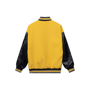Varsity Chaquetas, Chaquetas Turn Shoulder Oversized Baseball College Jacket Pakistan Retro CollegeBaseballjacket para hombres - Product Image 2