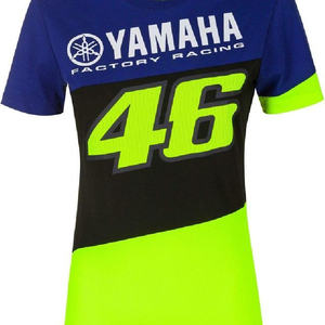 Camiseta Oficial de Carreras Yamaha para Mujer, de Valentino Rossi, para VR46, para MotoGP M1, Manga Corta, Transpirable, Ropa de Carreras de Motos - Product Image 3