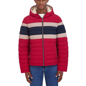 Doudounes d'hiver pour hommes de grande taille pour hommes avec fermeture à glissière et fermeture OEM de grande taille vestes rembourrées pour hommes avec logo - Product Image 1
