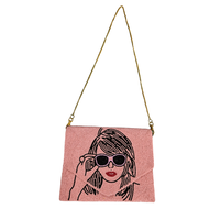 Tas tangan bermanik desain terbaru Taylor Swift 2024 tas tangan kustom mode wanita Tersedia dengan harga terjangkau