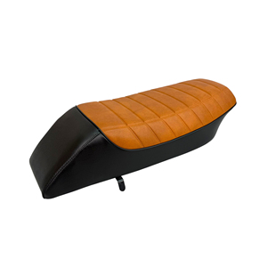 Asiento completo - Negro/Marrón - Lambretta J50 Special - Product Image 1