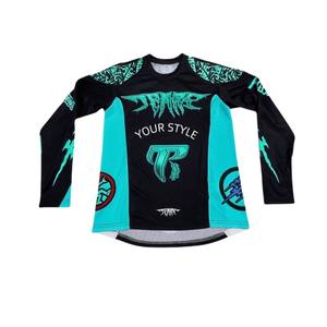 2025 alta calidad manga larga sublimación calle Motocross Jersey camisetas bicicleta - Product Image 3