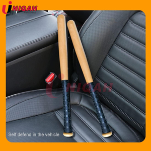 Bate de béisbol de madera, manga antideslizante de goma, bate de béisbol de madera, Adulto, joven, perfecto entrenamiento de autodefensa, madera - Product Image 3