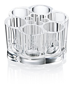 Organizador de Cosméticos de Acrílico Transparente con Diseño de Margarita, Moldeado por Inyección, Ecológico, para Brochas de Maquillaje, Almacenamiento de Lápiz Labial, de Fábrica - Product Image 3