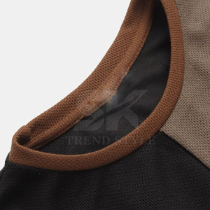 Camiseta de algodón 100% de corte holgado y tela cómoda para hombre, con logo personalizado impreso, estilo urbano. - Product Image 3