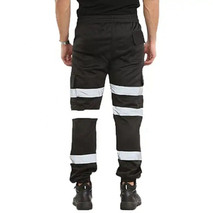Pantalon de travail de sécurité personnalisable haute visibilité pour hommes Cargo tactique robuste avec logo personnalisé vente en gros qualité régulière - Product Image 5