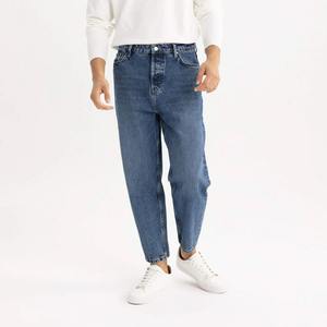 Pantalones cargo transpirables de cintura media desgastados de ajuste Regular de moda al por mayor de calidad superior, pantalones vaqueros informales personalizados - Product Image 4