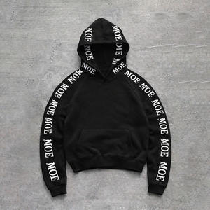 Sudaderas con Hombros Caídos para Hombre, Algodón Grueso, Felpa Francesa, Proveedor de Ropa Urbana OEM con Impresión de Logotipo para Pedidos al por Mayor - Product Image 1