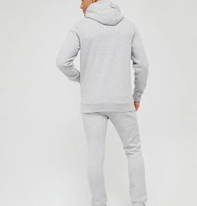 Calidad de lujo 500 GSM Chándal con cremallera para hombre Ajuste cómodo Invierno Cálido 100% Algodón Transpirable Colores sólidos únicos Nueva llegada - Product Image 3