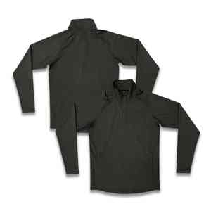 T-shirt à manches longues en maille à motif vierge uni personnalisé - Product Image 5